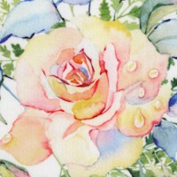 Patricia - Lovely Watercolor Rose Bouquets