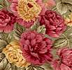 Sentimental Journey Rose Bouquets on Green by Ro Gregg - a Quest for the Cure Fabric (FLO-floral-E28