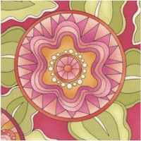 Whimseyland Colorful Floral by Lizzie B Cre8tive