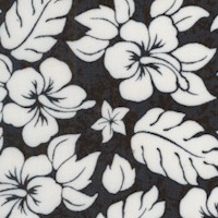 Sun, Surf, Sand - Black and White Floral by Jeremy Wright