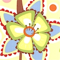 Frolic - Pretty Columbine Floral on Yellow by Wendy Slotbloom