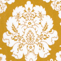 The Georgette Christmas Collection - Elegant Damask in Antique Gold and Ivory by Anna Griffen