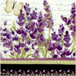 Sweet Lavender - Delicate Vertical Stripe by Sue Zipkin