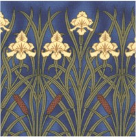Nouveau Riche - Elegant Iris Stripe by Demetria Hayward and Yuko Hasegawa