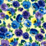 Pansy Paradise - Delicate Small Scale Pansies by Chong-a Hwang