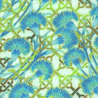 Pastiche - Delicate Floral in Blue and Green