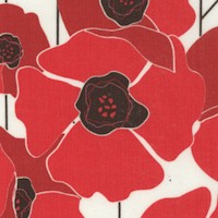 Poppy Passion Vibrant Floral by Karen Roti