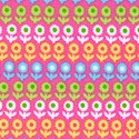 Pocketful of Posies - Colorful Petite Flowers on Pink