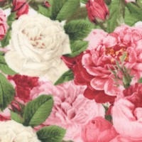Vintage Rose Bouquets by Lila Bijoux - SALE! (MINIMUM PURCHASE 1 YARD)