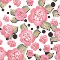 Girl Friends - Delicate Roses and Polka Dots by Jody Haughton