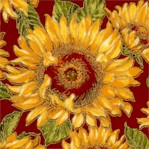 Shades of the Season - Gilded Sunflowers by Judy Nard