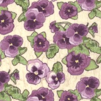 Garden Tea Party - Tossed Pretty Pansies 