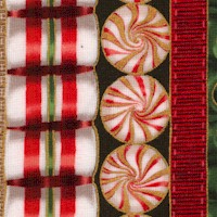 Suite Christmas - Gilded Vertical Candy Stripe