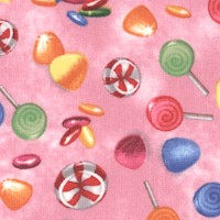 Candyland - Tossed Candies on Pink by Hasbro