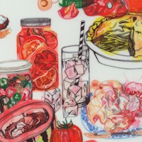 Chefs Table - Vibrant Farm to Table Illustrations by Hennie Haworth