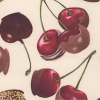 Chocolicious - Chocolate Dipped Cherries on Cream