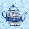 Porcelain China Blue Teapots Samovars Teacups Vases and Saucers
