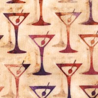 Cocktail Hour - Batik Style Martinis by Dan Morris
