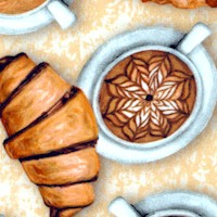Coffee & Pastries - Caramel