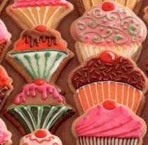 Sweet Tooth - Decorated Cookies on Brown