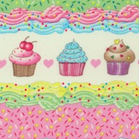 Cupcake Cuties - Sweet Vertical Stripe