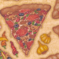 Top Nosh - Tossed Gourmet Pizza Slices by Dan Morris