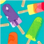 Endless Summer - Tossed Popsicles on Turquoise