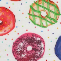 Sweet Tooth - Gourmet Donuts on Polka Dotted Ivory
