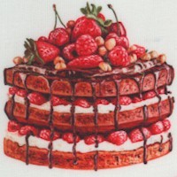 Sweet Tooth - Rows of Luscious Gourmet Cakes on Ivory