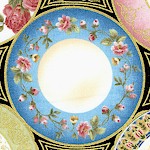High Tea - Gilded Fine China Saucers by Chong-a Hwang
