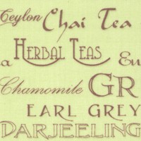 Garden Tea Party - Tea Varieties on Green