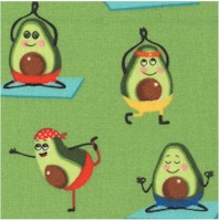 Novelty Prints - Avocado Yoga