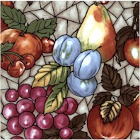 Stained Glass Fruits
