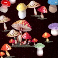 I Heart Kitsch - Kitschy Mushrooms by Aimee Stewart
