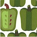 Veggie Patch - Green Peppers in Rows by Hoodies Collection