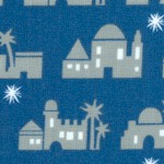 Christmas Pure and Simple - Bethlehem in Blue and Gray 