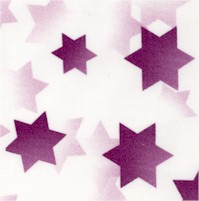 Stars of Light - Tossed Stars of David in Purple