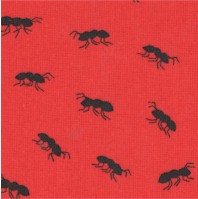 Party Ants on Red by Susan Pisoni