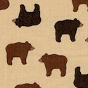 Mini Bears on Beige 