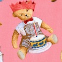 Teddy Bears - Adorable Tossed Bears on Pink