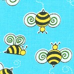 To Bee or Not to Bee - Bumble Bees on Turquoise