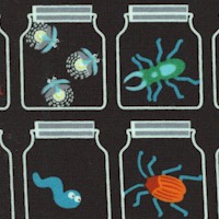 I’m Buggin’ Out - Rows of Bugs in Jars by Chelsea Designworks