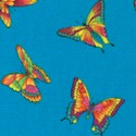 Bright Spirit - Brilliant Butterflies on Turquoise