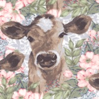 French Hill Farms - Sweet Cows and Flowers by Michele Norman
