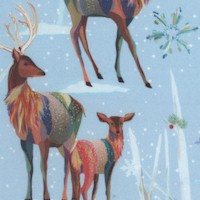 First Frost Deer - SALE! (MINIMUM PURCHASE 1 YARD)