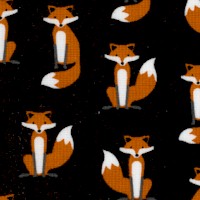 Andies Minis - Small Scale Foxes on Black