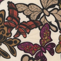 Gypsy Chique - Tossed Textured Butterflies by Loralie