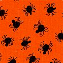 Pumpkin Patch - Spiders on Orange