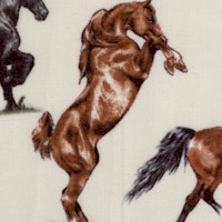 Small Scale Realistic Horse Breeds on Cream