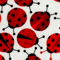 Urban Zoologie - Tossed Ladybugs on Ivory